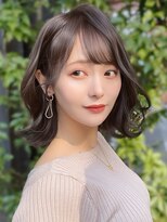 レイリー 原宿 表参道(Rayreee) 【F】小顔になれる似合わせボブ透明感ベージュカラー