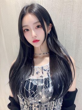 オリンテ バイ レシッド 表参道(orente by rcid) 髪質改善顔周りイメチェンレイヤーカット韓国ブルーブラック美髪