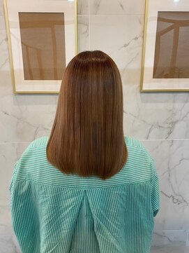 ジーナ 船橋(Zina) 髪質改善*ロングレイヤーグレーベージュ*美髪【Zina船橋】