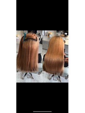 キング 枚方店(K!ng) 縮毛矯正髪質改善ハイライトレイヤーカット枚方美容室エクステ