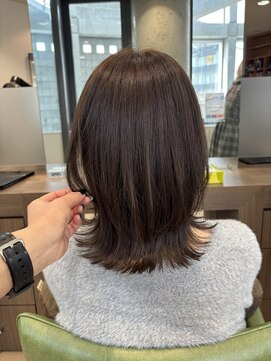 ヘアサロン アウラ(hair salon aura) ロブレイヤー レイヤーカット フェイスレイヤー