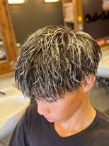 アストロ(ASTRO) 【一宮メンズパーマ】ツイストスパイラル×センターパート