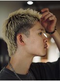 スパイキーショートアップバングショートマレットヘア