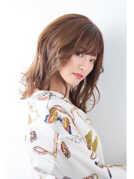 ラル(Lull) レイヤーカット　ミニウルフ　デジパー　スモ－キ－トパ－ズ