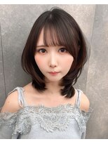 クム(kumu) 【kumu】ミディアムレイヤー/顔周りカット/栄/名古屋
