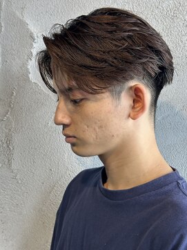 ニアウ 高崎店(Niau) メンズパーマセンターパートニュアンスパーマフェザーパーマ高崎