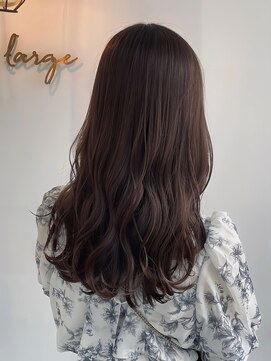 ラルジュ(large) 【Large都筑】ブラウンベージュ.セミロング