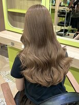 イオエ 西梅田(ioe)&nbsp;ブリーチなしカラー/髪質改善/ミルクティーベージュ/小顔ヘア