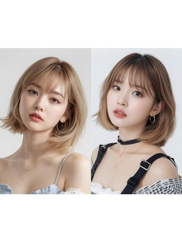 本日空き有◎小顔ショートが可愛い!韓国へアと透明感カラーが人気◎ヘアメイクも提案♪[錦糸町/錦糸町駅]