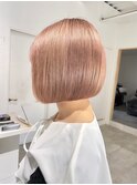 別府ショートボブ顔まわりレイヤーカット髪質改善カラー30代