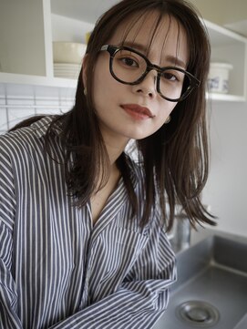 ヌヌ 渋谷 原宿 明治神宮前(nunu) レイヤーカットウルフカットボブグレージュオリーブべージュ