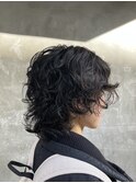 無造作ウェーブ×ウルフレイヤー