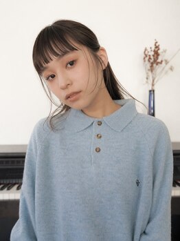 ニール 名古屋 伏見 丸の内(NEELU)の写真/【伏見駅/名駅】朝5分で決まる、伸びても可愛い。乾かすだけでまとまり、綺麗が続く扱いやすい髪に