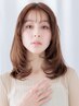 カット+ワンカールストレート(全体ストレ-ト+毛先内巻き)¥28600→¥16852/越谷
