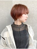 ナチュラルショート/ショートボブ/韓国/顔周り/20代30代40代50代