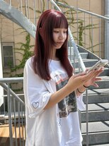 エムサロン 高崎あら町テラス(emusalon)&nbsp;[mayuki]色んな赤を混ぜたワインレッド