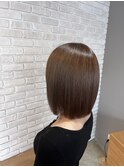 切りっぱなしボブ