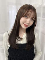 ミニヨン バイ ハピネス 高の原店(mignon by Happiness) 韓国ヘア/レイヤー/ブリーチなし/ベージュブラウン/顔まわり