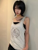 シティ オモテサンドウ(CITY omotesando)&nbsp;黒髪ショートウルフ×ハッシュカット