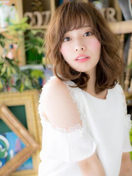 カバーヘア ブリス 戸田公園西口店(COVER HAIR bliss) *+COVER HAIR+*…愛され♪ひとめ惚れミディa