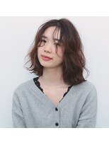 ツイギー 伊賀上ビル店(TWiGGY)&nbsp;ラフなゆるっとボブ。