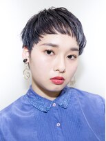 カムジーヘッド(COMEGHEAD)&nbsp;ショートマッシュ×ブルーグレイ【熊本/南区/平成/平成駅】