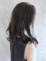 ムウ 難波(MOU)&nbsp;ブルージュ毛先パーマことりベージュウォーターフォール