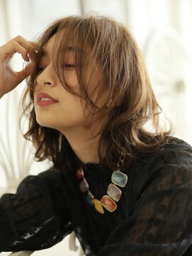 ショコラ ウメダ(Chocolat UMEDA) #ドライウェット#大人ミディ#ヴェールウェーブ#ショコラ梅田