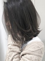 フォンズ(FONS)&nbsp;伸ばしかけにオススメ！/切りっぱなしレイヤーロブ／グレージュ