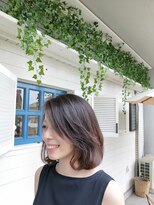 個室型美容室 グリーン(green)&nbsp;ワンカール朝楽ボブ