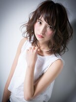 カバーヘア ブリス 戸田公園西口店(COVER HAIR bliss) くせ毛風スパイラルカール小顔セミディw戸田公園/20代/30代/40代