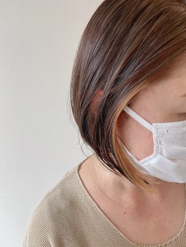 キキ(kiki) インナーカラー×ボブ