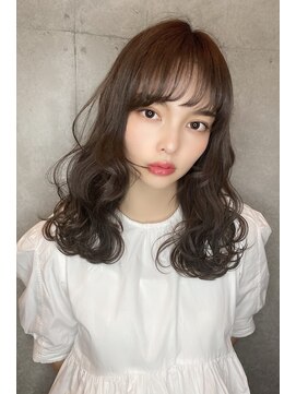 リークフー(Ree cu fuu) 大人可愛いセミロングフェザーバング似合わせカットシースルー