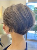 《ベージュ系の透け感が素敵！》ハイライト×オーガニックカラー