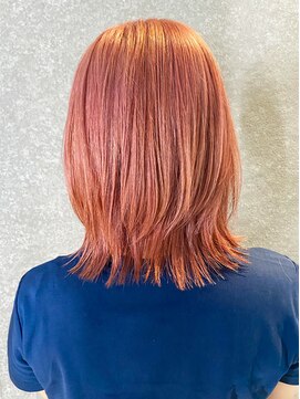 アイティーバイアルバム 下北沢店(IT by ALBUM) ウルフコーラル_ショコラベージュボブルフベビーバング_ba351421