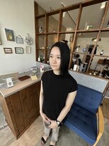 トリスター(TREASTAR)&nbsp;地毛風カラー外ハネロブ