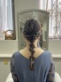 カラークチュール(Color Couture) ヘアアレンジも得意です♪早朝ヘアセット/あみおろし/ 結婚式