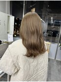 京都河原町/美容室/ミルクティーベージュ/ハイトーン/髪質改善