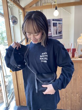 チカシツ(Chikashitsu) face framing /momoka