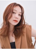 ミディアムレイヤー/ニュアンスカラー/オレンジ