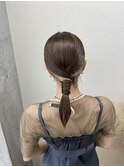 箔付きタイトヘアアレンジ/大宮東口タイトヘアアレンジ