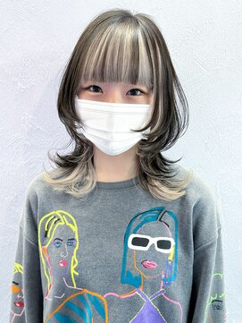 アルバム 池袋(ALBUM) インナーウルフ_マチルダボブピンクベージュ_ba456381