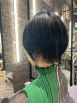 ベイショア(Bay Shore NY)&nbsp;アッシュブラックフレンチカジュアルネイビーグレーくびれ