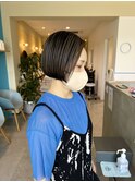 アンブレラカラーハイライトカラーボブ