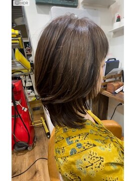 ヘアー コレクション ピース(hair collection PEACE!) キレイに流れるミディアムレイヤー