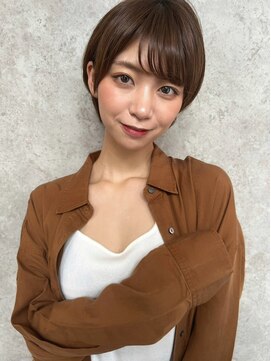 アンバー 池袋(amber) ハンサムショート/ミルクティーベージュ/髪質改善[池袋駅]