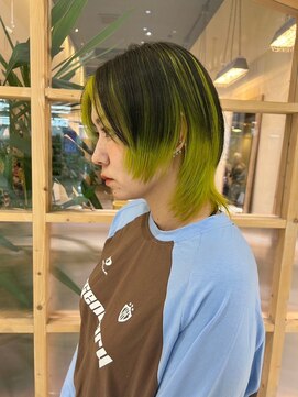 コレ(CoRE) インナーカラー ウルフボブ