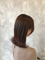 ヘアアンドメイク ムーア(Muuua) ベリーピンク＋ロブ