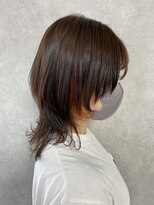 ディルガ リンク(Dilga LINK)&nbsp;オレンジカラー×ウルフカット