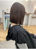 肩上前下がりぱつんとボブ10~50代おすすめ